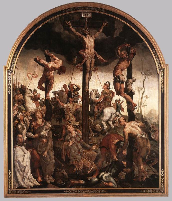 HEEMSKERCK, Maerten van The Crucifixion sg Germany oil painting art